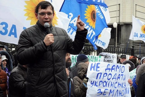 Евгений Мураев на митинге
