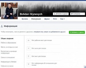 Богдан-Орест Гриневич Facebook